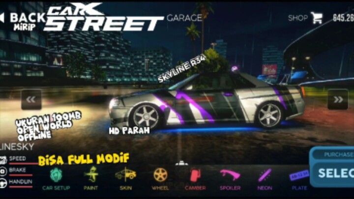 GAME MOBIL BISA FULL MODIF UKURANYA CUMAN 100MB