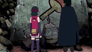 Sasuke takes Sarada to visit Itachi