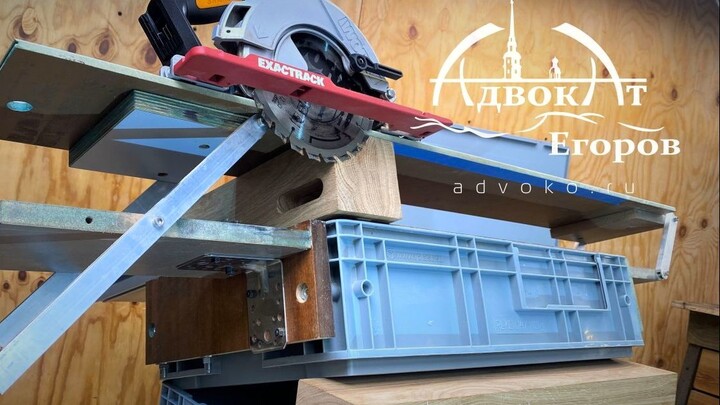Under ¥100 DIY: All-in-One Miter Saw | Sawmill System | A True Woodworker’s Dream | Yegorov Studio’s