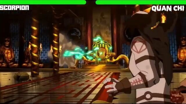 Scorpion VS Quan Chi Revenge Fight with healthbars 2026 by Kartoon Nation