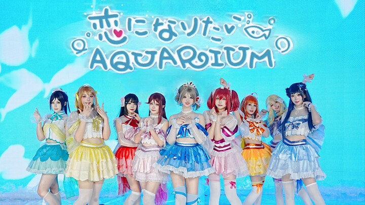 A 💙love aquarium💙 worth nearly 10,000 yuan for Yoyo's birthday~