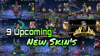 9 UPCOMING NEW SKIN MOBILE LEGEND • MLBB UPCOMING NEW ALL SKINS • MOBILE LEGEND