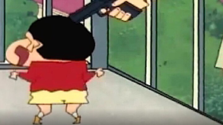 Shin-chan's operation is also very cool, putting the caterpillar on the green pepper is also a uniqu