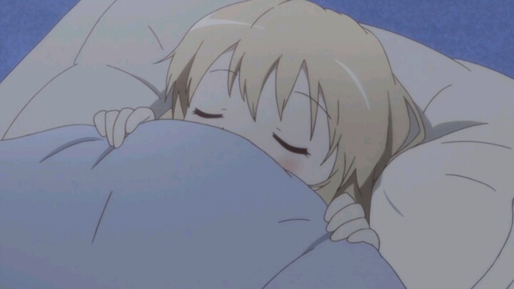 Now, Kyoko is really good at making tea while sleeping.