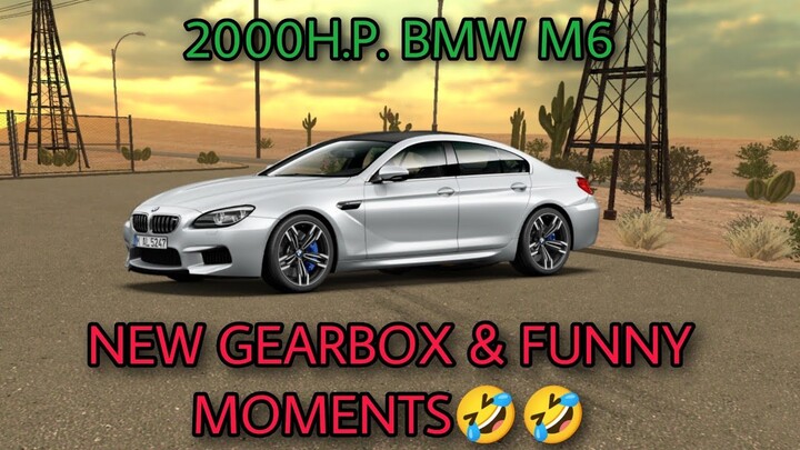 funny 🤣roleplay what if bmw m6  have 2000hp 🤔 how fast it could be? car parking multiplayer