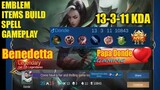 Benedetta Gameplay - Score (13-3-11) Donde - Mobile Legend 2021-January