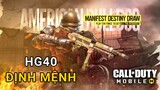 COD Mobile | HG40 HUYỀN THOẠI - Định Mệnh Nào Khiến HG40 Mạnh Đến Không Tưởng? (Vòng Quay Định Mệnh)