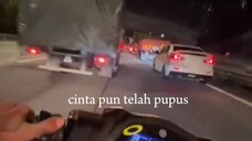 tlah ku lwt tikungan, jalan gelomng nyalip bnyk kendaraan utk jd yg trdpn,smp d dpn  jlny d ttp,😢