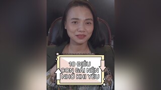 10 điều con gái phải nhớ khi yêu phanthảophương mèo TikTokMenTor LearnOnTikTok giatộcmèo ptp