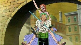 NAMI DIGENDONG ZORO