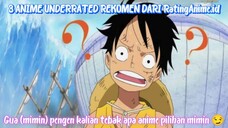 3 ANIME REKOMEN MIMIN RatingAnime.id, BISA TEBAK GA ANIME APA AJA? pastinya diluar prediksi kalian!!