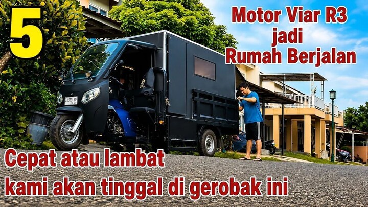 Tak punya rumah, kami akan hidup nomaden, dan keliling Indonesia dengan gerobak in