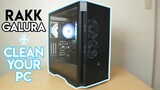 RAKK GALURA UNBOXING AND SHORT REVIEW + HOW TO CLEAN YOUR PC!