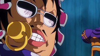Franky's brother, Senior, appears again. This is the mutual respect of real men.