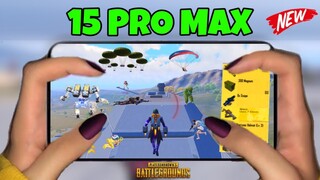 MY FIRST GAMEPLAY with iPHONE 15 PRO MAX 🔥 120 FPS GAMEPLAY | Pubg Mobile