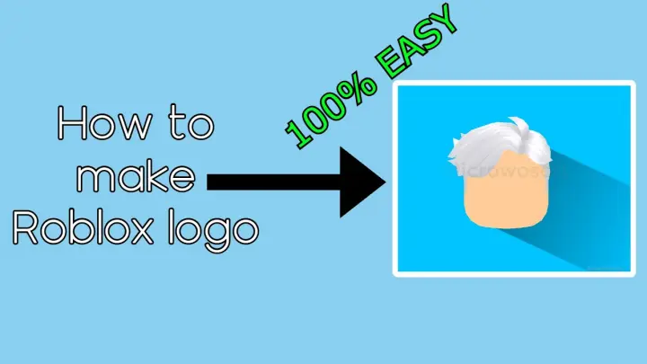 How to make a simple Roblox logo or profile picture