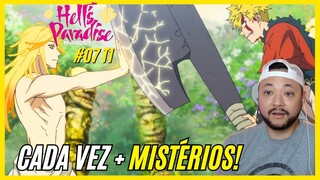 OS GURUS CELESTIAIS! REACT HELLS PARADISE EPISÓDIO 7 | Jigokuraku