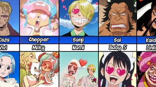 Every Character's Best Friend One Piece 👩‍❤️‍👩♥️