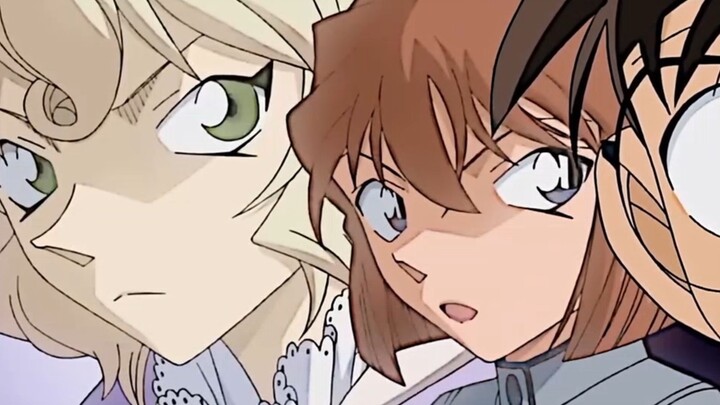 Conan took off his glasses and found that he looked like Haibara# Detective Conan