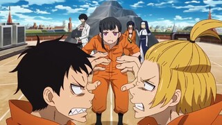 Fire Force S3 [Hindi] Ep 1 Indomitable Resolve