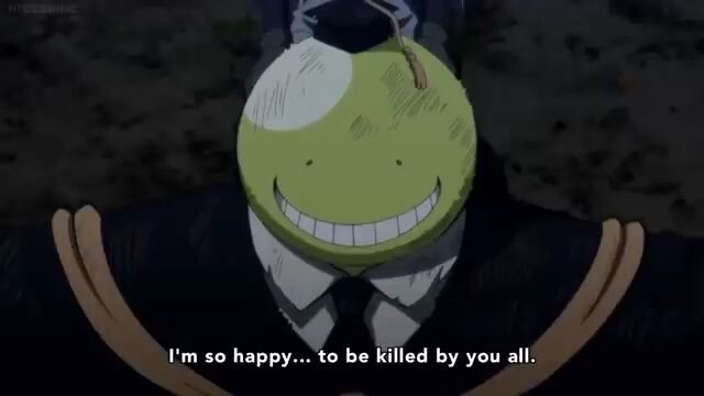 {koro sensei's death} isn't he a good teacher??