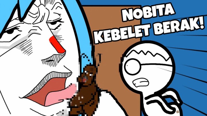 Nobitah kebelet berak - Animasi parodi doraemon