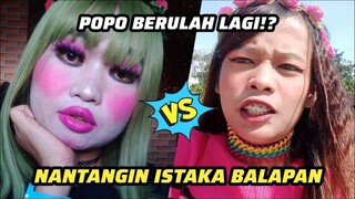 Popo Barbie vs Istaka: Pertaruangan Adu Cantik Abad Ini part 2| PanSos Kap #short