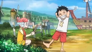 The prequel of "RED", the daily life of Luffy's sand sculpture~