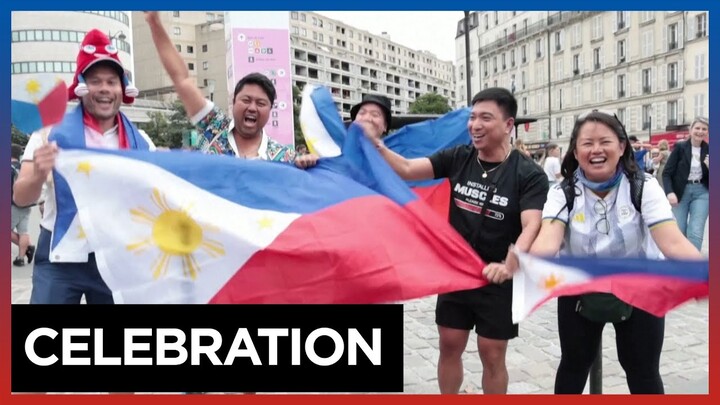 Filipinos ecstatic about winning second gold ever in Olympic history