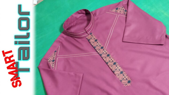 Menjahit model baju pakistan || Batik kombinasi || Smart Tailor