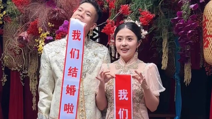 We’re married! He knew I don’t like elaborate ceremonies, so we held a rural wedding at my ancestral