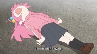 Bocchi Screaming scene (Bocchi the Rock