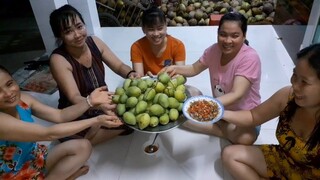 Thử Thách Ăn Mâm Xoài Khổng Lồ Cùng Ngũ Long Công Chúa| TKQ T304