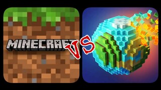 Minecraft VS Planet Craft : Block Craft Games