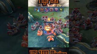 Tigreal vs 100 Minions With Item From Top Player - MINIONS WAR | Mobile Legends | Strombolo #short