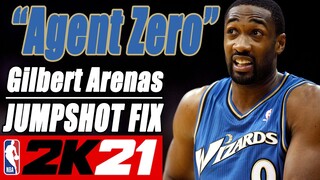 Gilbert Arenas Jumpshot Fix NBA2K21 with Side-by-Side Comparison