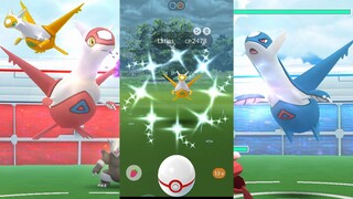 Shiny Latias and Latios Legendary Raid Boss Gameplay | Pokemon Go 2021