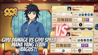 SPECIAL GIYU DAMAGE VS GIYU SPEED SIAPAKAH YANG LEBIH KUAT⁉️ - BLADE OF PILLAR