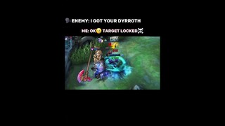 when enemy pick my dyrroth🥲☠️ #mobilelegends #dyrroth #mlbb