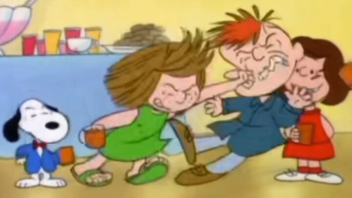 Peppermint Patty Beats Up the Naughty Kid