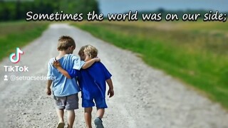 just missed my best friends...