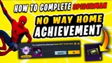 How To Complete Spiderman No Way Home Achievement | Easyway To Complete No Way Home Achievement Pubg