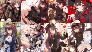 【胡桃】80位画师 80种胡桃（part1）同一角色不同画师不同风格的碰撞 助你找到你最中意的画师【pixiv画师大赏25】