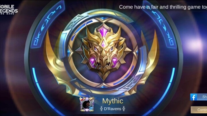 Try to edit my journey to mythic. i hope there is someone to support.