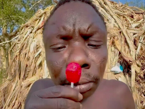 The primitive tribe’s first attempt at modern products