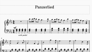 Panzerlied 钢琴版