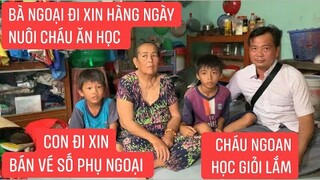 Rơi nước mắt khi biết cháu hàng ngày phải đi xin để kiếm tiền ăn học...!