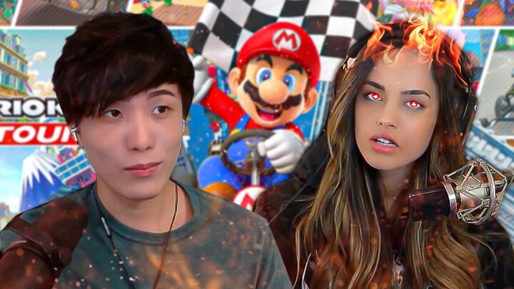 SYKKUNO DOUBTS VALKYRAE TO WIN A GAME IN MARIO KART!