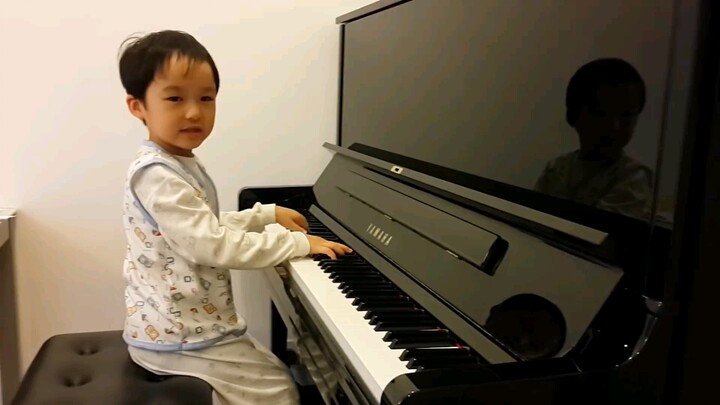 【钢琴】Jonah Ho (5岁时)《肖邦幻想即兴曲》Fantasie Impromptu in C-sharp Minor Op.66 of Chopin