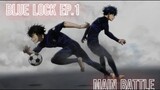 Blue Lock Ep.1 Main Battle #anime #bluelock #soccer #football #sports #viral